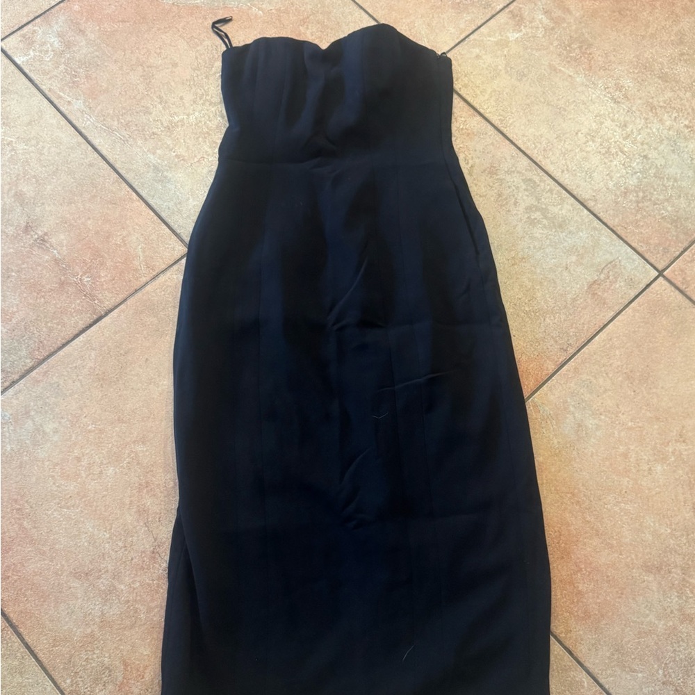 A.L.C. Classic Black Strapless Dress